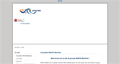 Desktop Screenshot of enstamaritime.fr